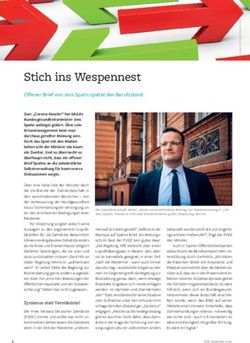 Stich ins Wespennest Offener Brief von Jens Spahn spaltet den Berufsstand