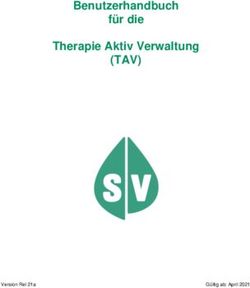 (TAV) Benutzerhandbuch f&uuml;r die Therapie Aktiv Verwaltung
