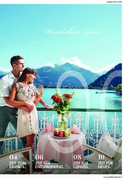 Wunderbare Zeiten - 06 ZEIT F&Uuml;R ENTSPANNUNG - Das Grand Hotel Zell am See