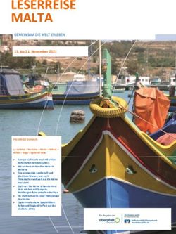 LESERREISE MALTA GEMEINSAM DIE WELT ERLEBEN - bis 21. November 2021