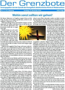 Wohin sonst sollten wir gehen?