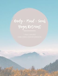 LENK LODGE, LENK IM SIMMENTAL - bis 6. Juni 2022 - Soul Yoga Retreat