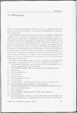 Bibliographie - Wissen-Europa