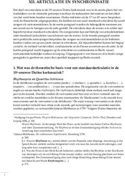 XII. ARTICULATIE EN SYNCHRONISATIE - Rens Bijma