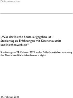 "Was der Kirche heute aufgegeben ist - Studientag zu Erfahrungen mit Kirchenaustritt und Kirchenverbleib" - Studientag am 24. Februar 2021 in der ...