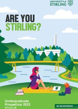 ARE YOU STIRLING? - Undergraduate Prospectus 2023 - University of Stirling