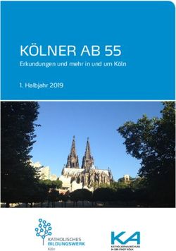 KÖLNER AB 55 Erkundungen und mehr in und um Köln 1. Halbjahr 2019 - Erzbistum Köln
