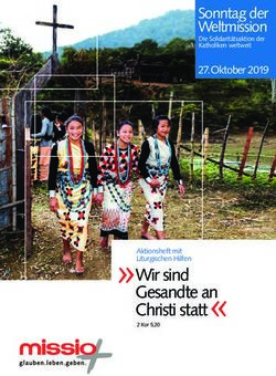 Wir sind Gesandte an Christi statt - Sonntag der Weltmission 27. Oktober 2019