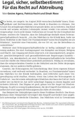 Legal, sicher, selbstbestimmt: F&uuml;r das Recht auf Abtreibung