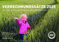 VERRECHNUNGSS&Auml;TZE 2020 - des Maschinenring Aibling-Miesbach-M&uuml;nchen e.V - Maschinenring Aibling-Miesbach ...