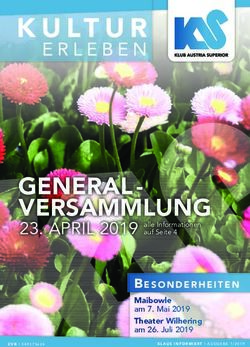 GENERAL-VERSAMMLUNG 23. APRIL 2019 - Besonderheiten - Klub Austria Superior
