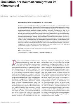 Simulation der Baumartenmigration im Klimawandel - DORA