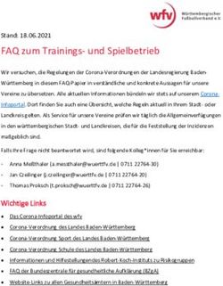 FAQ zum Trainings- und Spielbetrieb - SSV Ehingen-S&uuml;d