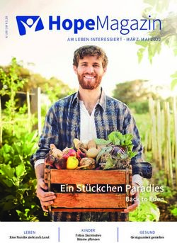Ein St&uuml;ckchen Paradies - Back to Eden - AM LEBEN INTERESSIERT M&Auml;RZ-MAI 2022 - Advent-Verlag L&uuml;neburg
