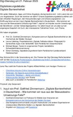 Digi-Dienstag am 21. Februar 2023 Digitalisierungsdebatte: Digitale Barrierefreiheit