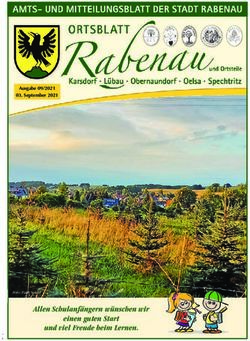 Allen Schulanfängern wünschen wir einen guten Start und viel Freude beim Lernen - Ausgabe 09/2021 03. September 2021
