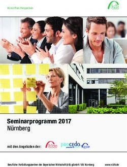 Seminarprogramm 2017 Nürnberg - mit den Angeboten der: bfz gGmbH