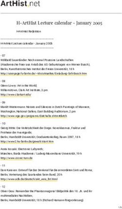 H-ARTHIST LECTURE CALENDAR - JANUARY 2005 - ARTHIST.NET