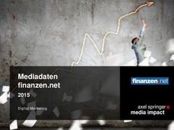 Mediadaten finanzen.net - 2015 Digital Marketing