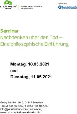 Seminar Nachdenken &uuml;ber den Tod - Eine philosophische Einf&uuml;hrung - Montag, 10.05.2021