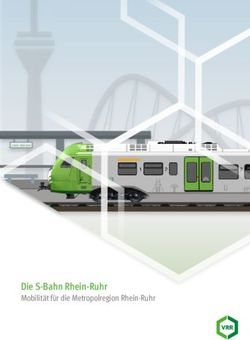 Die S-Bahn Rhein-Ruhr - Mobilit&auml;t f&uuml;r die Metropolregion Rhein-Ruhr - VRR