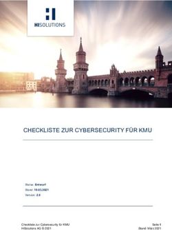 CHECKLISTE ZUR CYBERSECURITY FÜR KMU - HISOLUTIONS AG