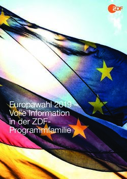 Europawahl 2019 - Volle Information in der ZDF-Programmfamilie - ZDF Presseportal