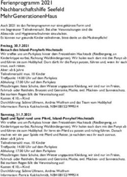 FERIENPROGRAMM 2021 NACHBARSCHAFTSHILFE SEEFELD MEHRGENERATIONENHAUS