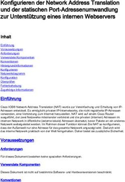 Konfigurieren der Network Address Translation und der statischen Port-Adressenumwandlung zur Unterst&uuml;tzung eines internen Webservers - Cisco
