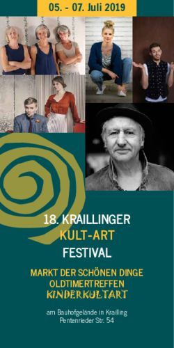 KRAILLINGER KULT-ART FESTIVAL - MARKT DER SCH&Ouml;NEN DINGE OLDTIMERTREFFEN KINDERKULTART am Bauhofgel&auml;nde in Krailling