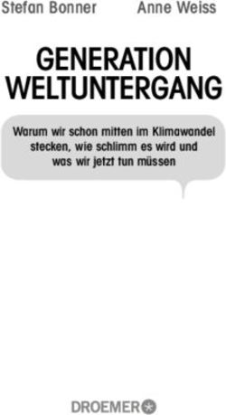 GENERATION WELTUNTERGANG - Stefan Bonner Anne Weiss Warum wir schon mitten im Klimawandel - Buchkomplizen