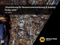 "Finanzierung f&uuml;r Ressourcenerweiterung & Scoping-Studie steht" - Juli 2021