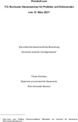 Protokoll zum 172. Bochumer Steuerseminar f&uuml;r Praktiker und Doktoranden