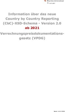 INFORMATION &Uuml;BER DAS NEUE COUNTRY BY COUNTRY REPORTING (CBC)-XSD-SCHEMA - VERSION 2.0 AB 2021 VERRECHNUNGSPREISDOKUMENTATIONS-GESETZ (VPDG)