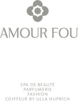SPA DE BEAUTÉ PARFUMERIE FASHION COIFFEUR BY ULLA HUPRICH - AMOUR FOU