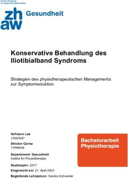 Konservative Behandlung des Iliotibialband Syndroms