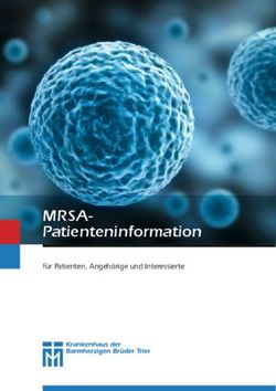 MRSA-Patienteninformation - f&uuml;r Patienten, Angeh&ouml;rige und Interessierte