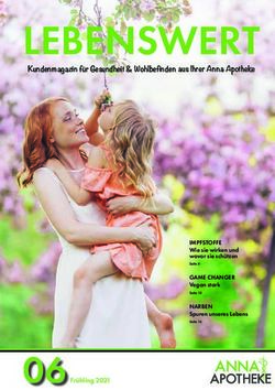 LEBENSWERT Kundenmagazin f&uuml;r Gesundheit & Wohlbefinden aus Ihrer Anna Apotheke - 06 Fr&uuml;hling 2021 - tiles.sta.io
