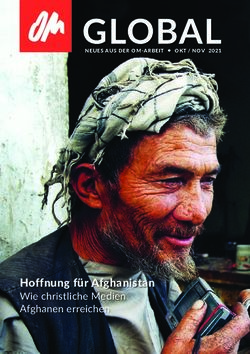 Hoffnung f&uuml;r Afghanistan - Wie christliche Medien Afghanen erreichen - NEUES AUS DER OM-ARBEIT OKT / NOV 2021