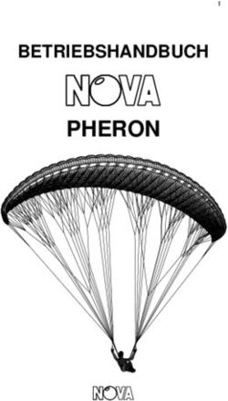 PHERON BETRIEBSHANDBUCH - NOVA Performance Paragliders