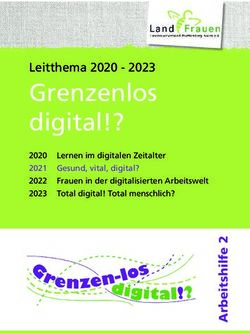 Grenzenlos digital!? Leitthema 2020 2023 - 2020 Lernen im digitalen Zeitalter 2021 Gesund, vital, digital? 2022 Frauen in der digitalisierten ...