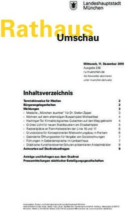 Inhaltsverzeichnis - Umschau
