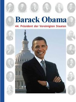 Barack Obama 44. Pr&auml;sident der Vereinigten Staaten