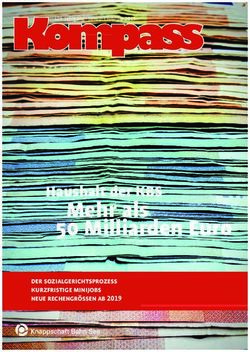 Mehr als 50 Milliarden Euro - Haushalt der KBS der sozialgerichtsprozess kurzfristige minijobs neue rechengrössen ab 2019 - Knappschaft-Bahn-See