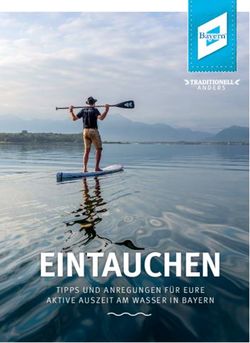 EINTAUCHEN TIPPS UND ANREGUNGEN F&Uuml;R EURE AKTIVE AUSZEIT AM WASSER IN BAYERN - Bayern Tourismus