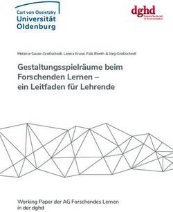 Gestaltungsspielr&auml;ume beim Forschenden Lernen - ein Leitfaden f&uuml;r Lehrende - Working Paper der AG Forschendes Lernen in der dghd - Uni Oldenburg