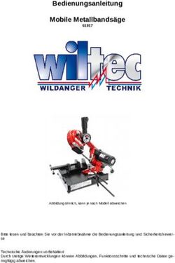 BEDIENUNGSANLEITUNG MOBILE METALLBANDS&Auml;GE - WILTEC ...