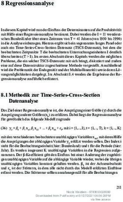 8 Regressionsanalyse - Peter Lang Publishing
