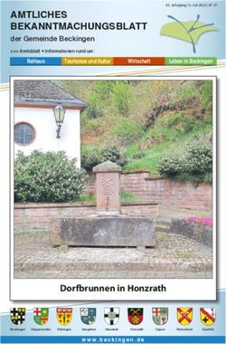 AMTLICHES BEKANNTMACHUNGSBLATT - der Gemeinde Beckingen Amtsblatt Informationen rund um