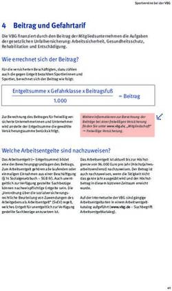 4 Beitrag und Gefahrtarif - WLSB